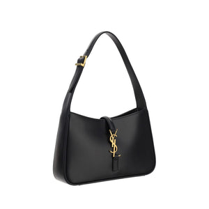 Saint Laurent Black Calf Leather Bos Taurus Shoulder Bag