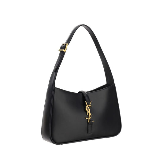 Saint Laurent Black Calf Leather Bos Taurus Shoulder Bag