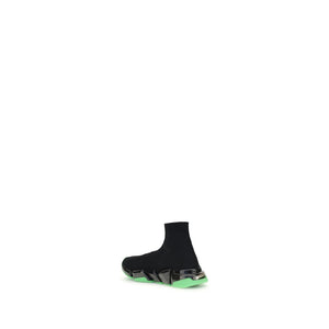 Balenciaga Black Polyester Athletic Sneakers