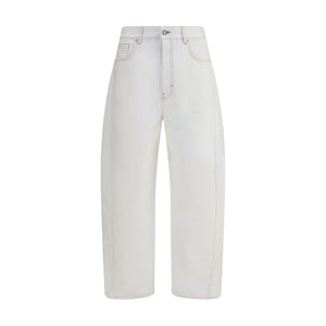 Givenchy White Cotton Jeans Denim