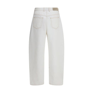 Givenchy White Cotton Jeans Denim