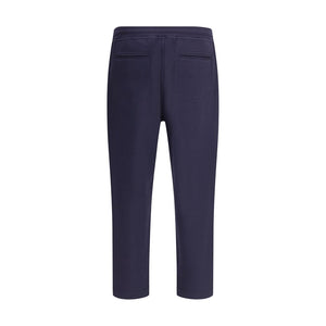 Brunello Cucinelli Blue Cotton Casual Pants