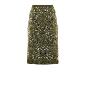 Gucci Green Viscose Mini Skirt