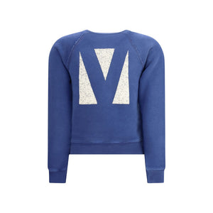 Valentino Blue Cotton Sweatshirt