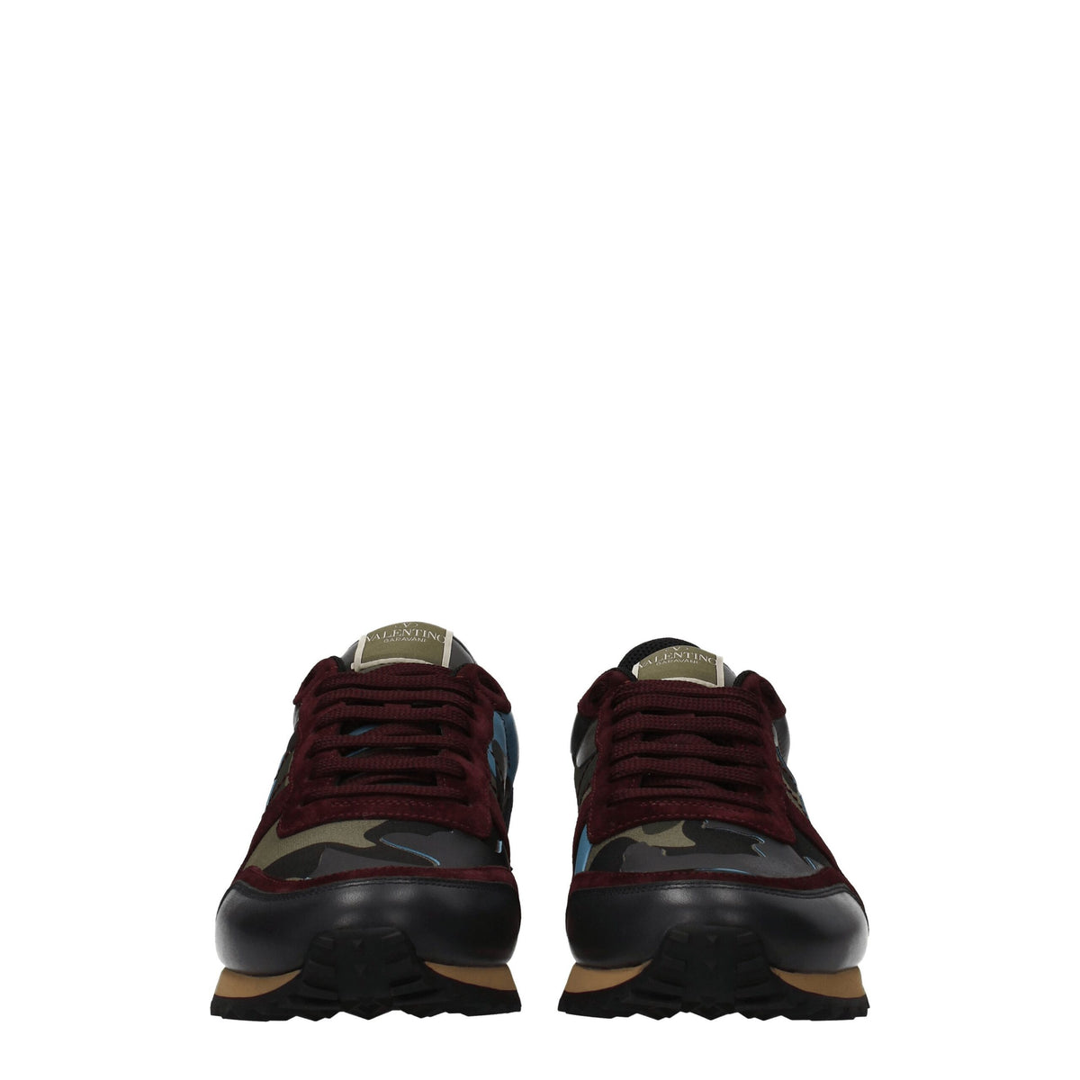 Valentino Garavani Green Leather Athletic Sneakers