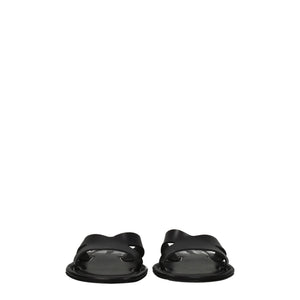 Kenzo Black Leather Slippers