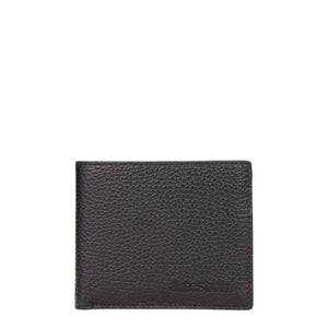 Testoni Black Leather Wallet