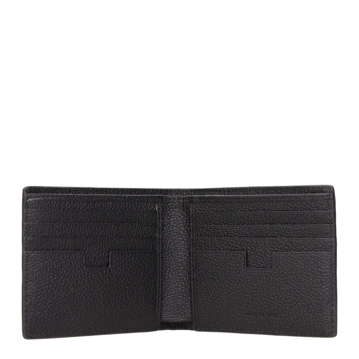 Testoni Black Leather Wallet