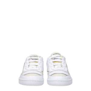 Maison Margiela White Fabric Low Top Sneakers