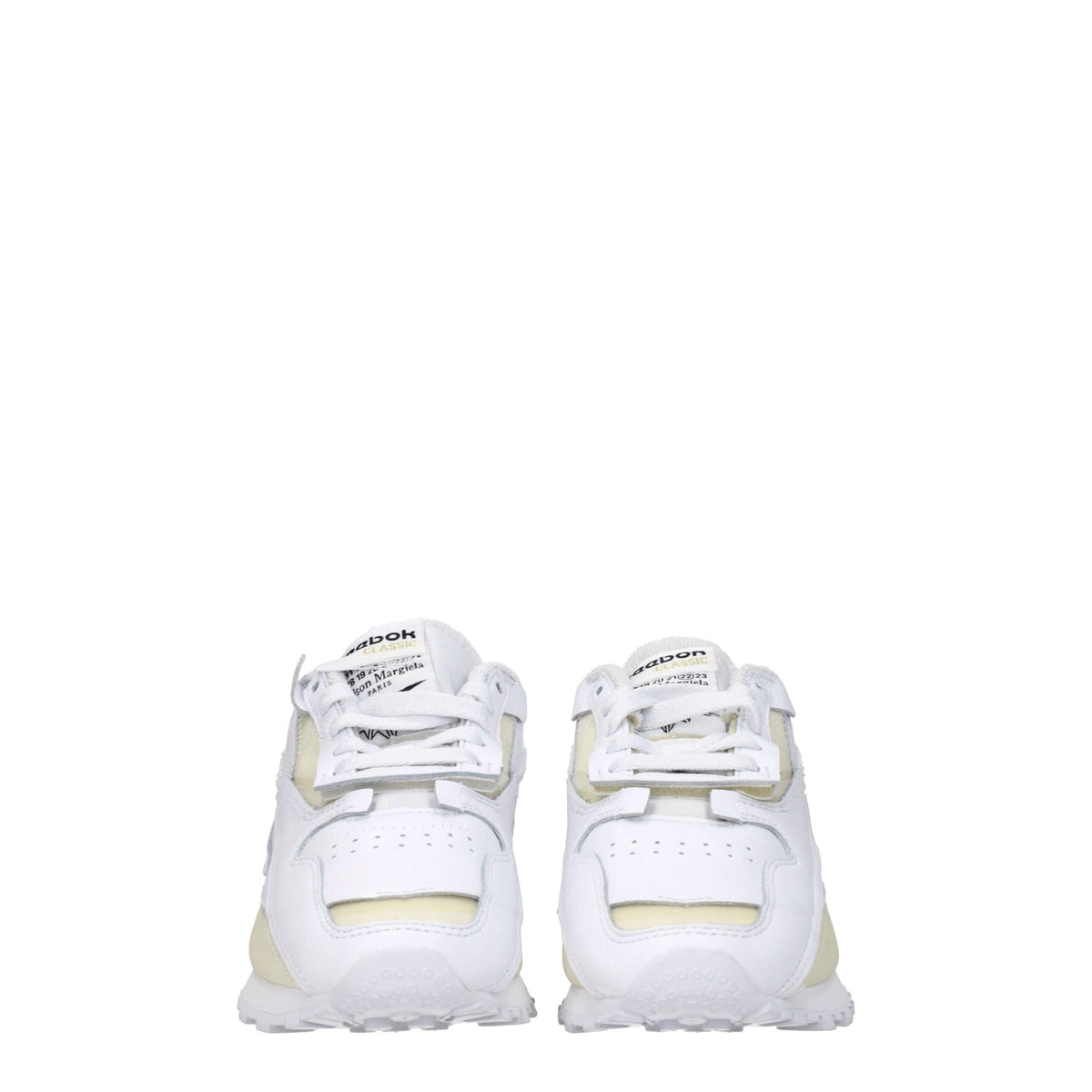 Maison Margiela White Leather Athletic Sneakers