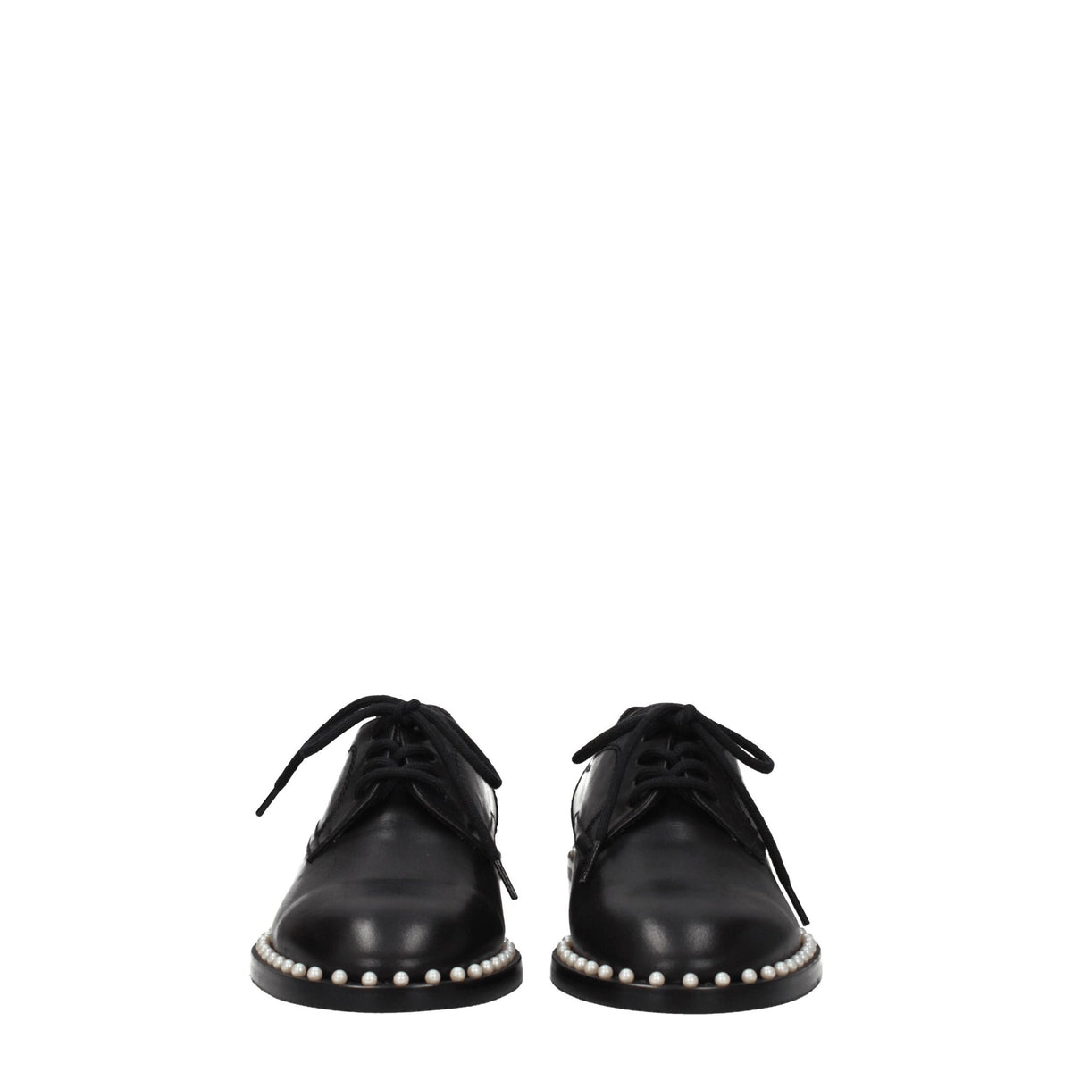 Stuart Weitzman Black Leather Oxfords And Derbies