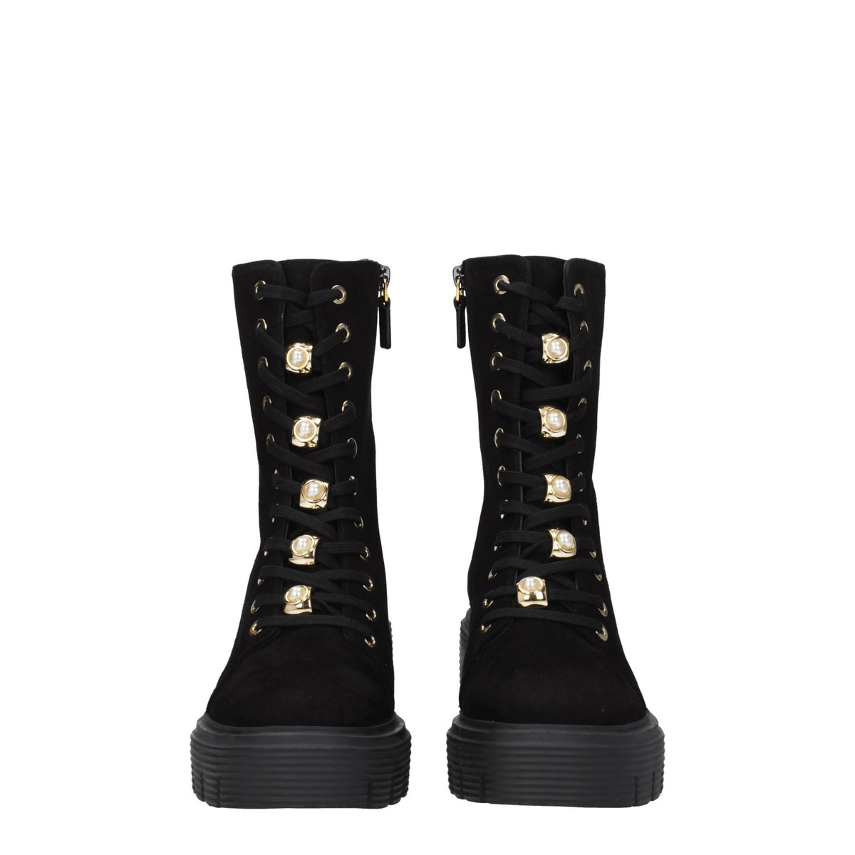 Stuart Weitzman Black Leather Ankle Boots