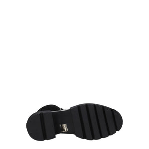 Stuart Weitzman Black Leather Ankle Boots