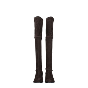 Stuart Weitzman Brown Leather Over The Knee