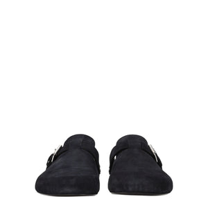 Isabel Marant Black Leather Slippers