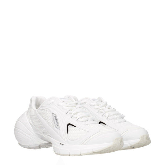 Givenchy White Fabric Athletic Sneakers