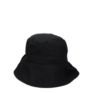 Jacquemus Black Cotton Bucket Hat