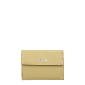 Jil Sander Yellow Leather Wallet