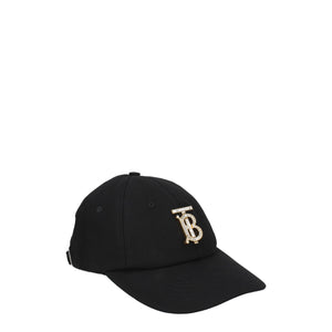 Burberry Black Cotton Cap (Baseball Hat)