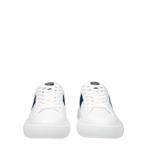Versace White Leather Low Top Sneakers