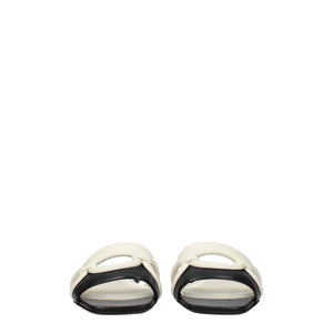 Valentino Garavani Black Leather Slippers