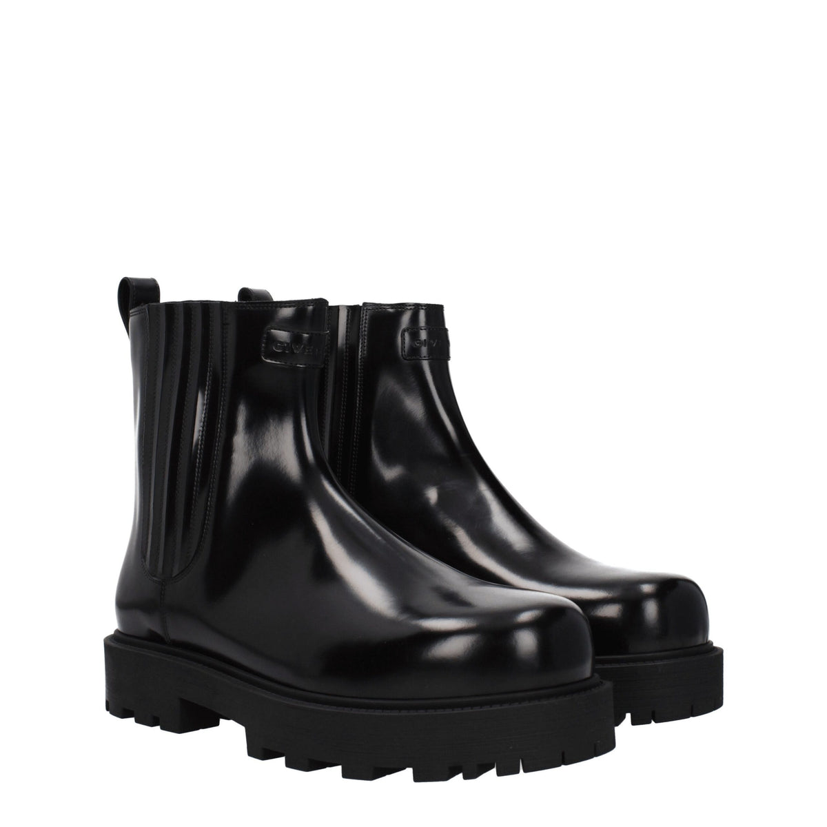 Givenchy Black Leather Ankle Boots