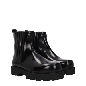 Givenchy Black Leather Ankle Boots
