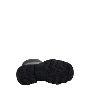 Burberry Black Cotton Rain Boots