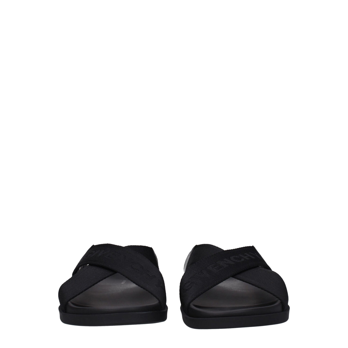 Givenchy Black Fabric Slippers