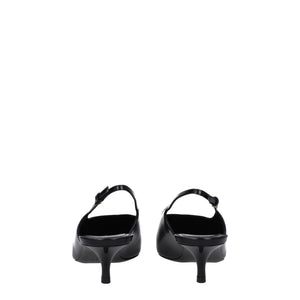 Givenchy Black Leather Mid Heel Pumps