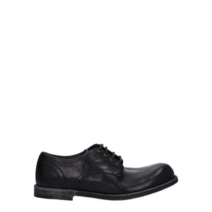 Dolce & Gabbana Black Leather Oxfords And Derbies