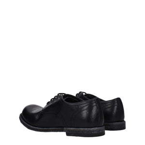 Dolce & Gabbana Black Leather Oxfords And Derbies