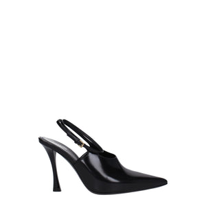 Givenchy Black Leather High Heel Pumps