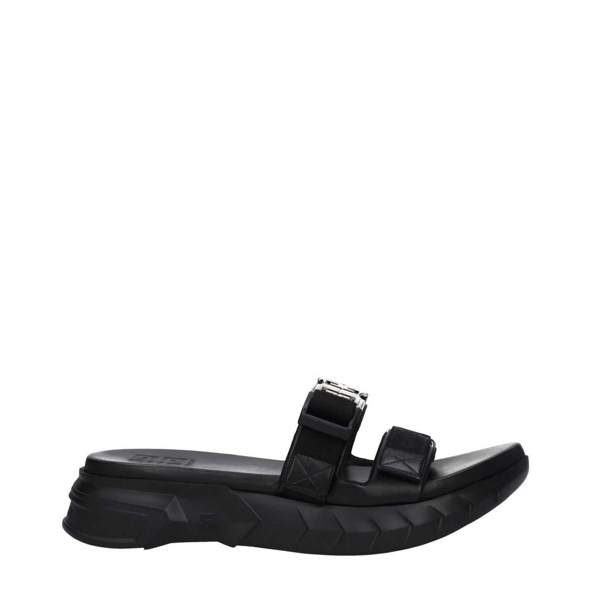Givenchy Black Fabric Slippers