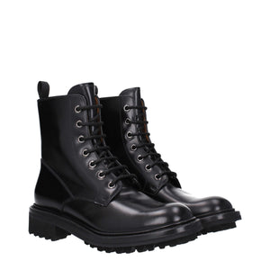 Church's Black Leather Ankle Boots