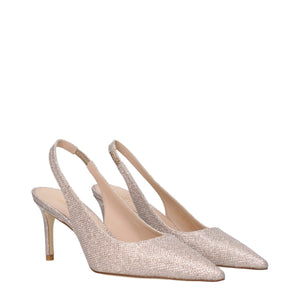 Stuart Weitzman Pink Fabric High Heel Pumps