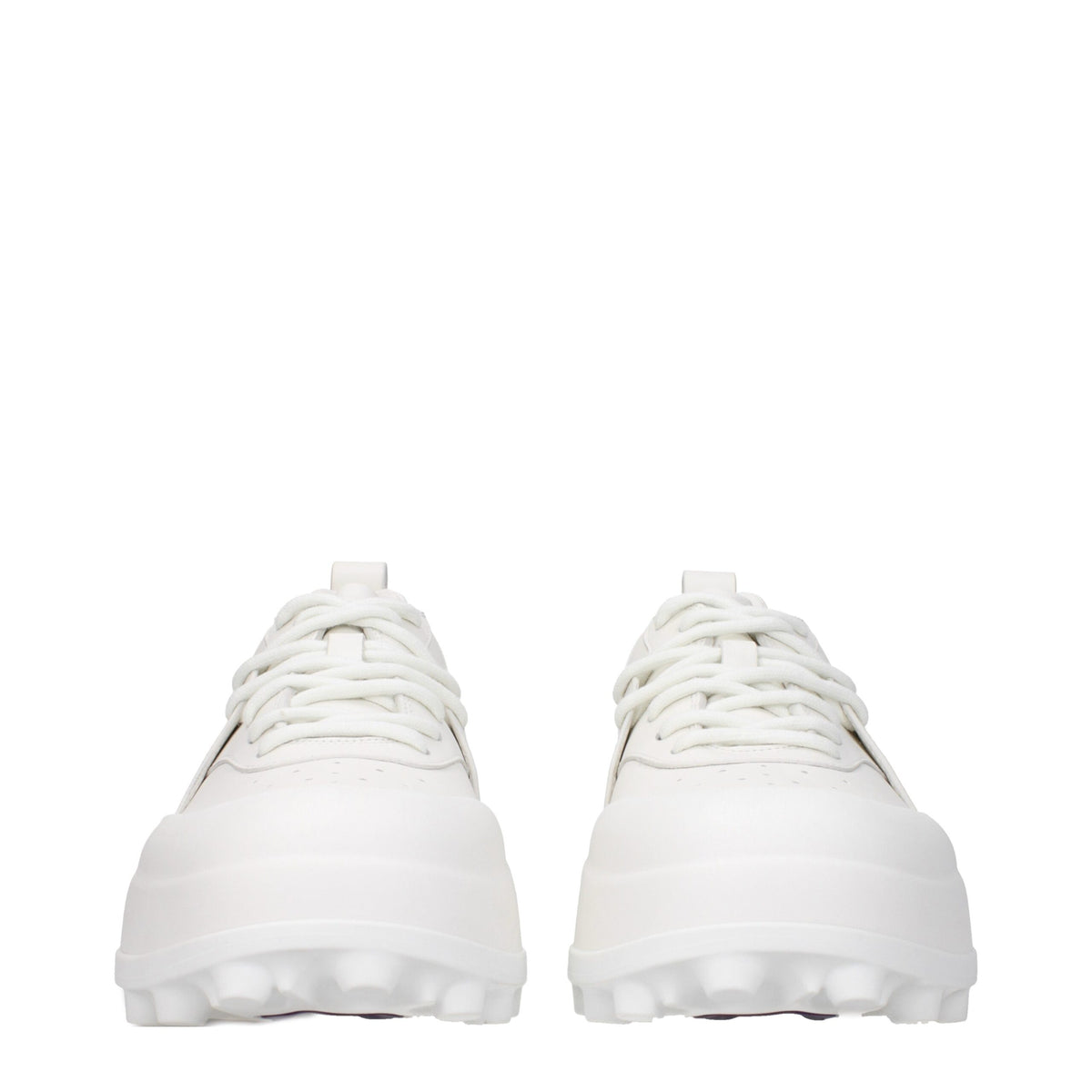 Jil Sander White Leather Sneakers