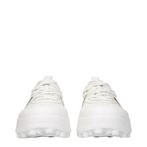 Jil Sander White Leather Sneakers