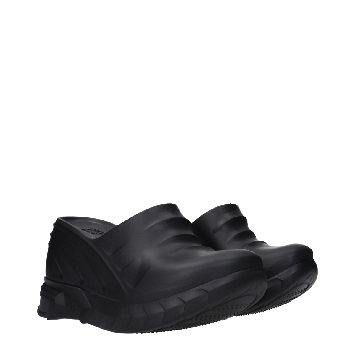 Givenchy Black Cotton Slippers