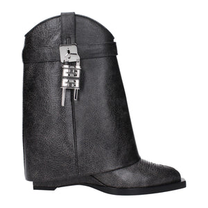 Givenchy Black Leather Ankle Boots