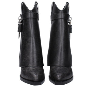 Givenchy Black Leather Ankle Boots