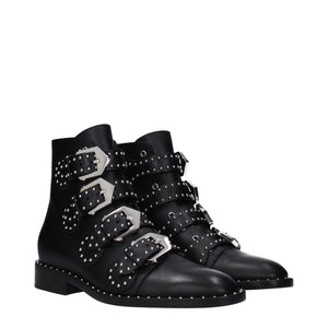 Givenchy Black Leather Ankle Boots