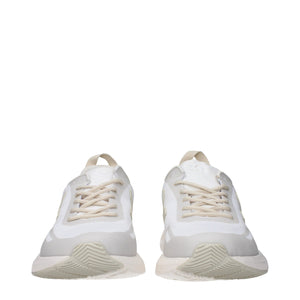 Veja White Fabric Athletic Sneakers