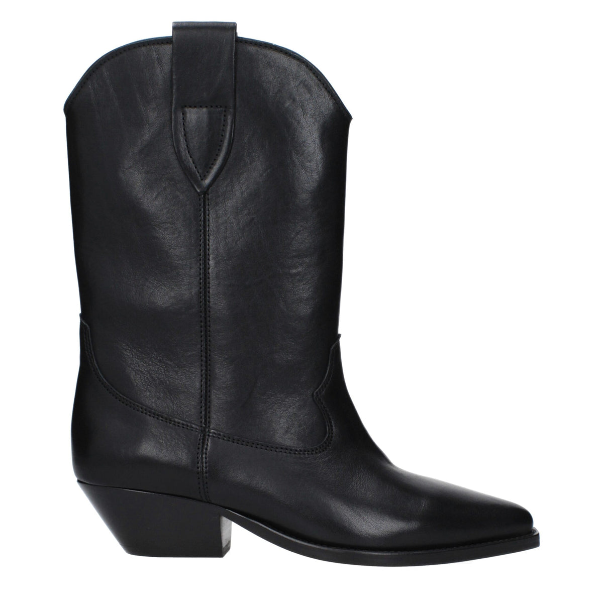 Isabel Marant Black Leather Ankle Boots