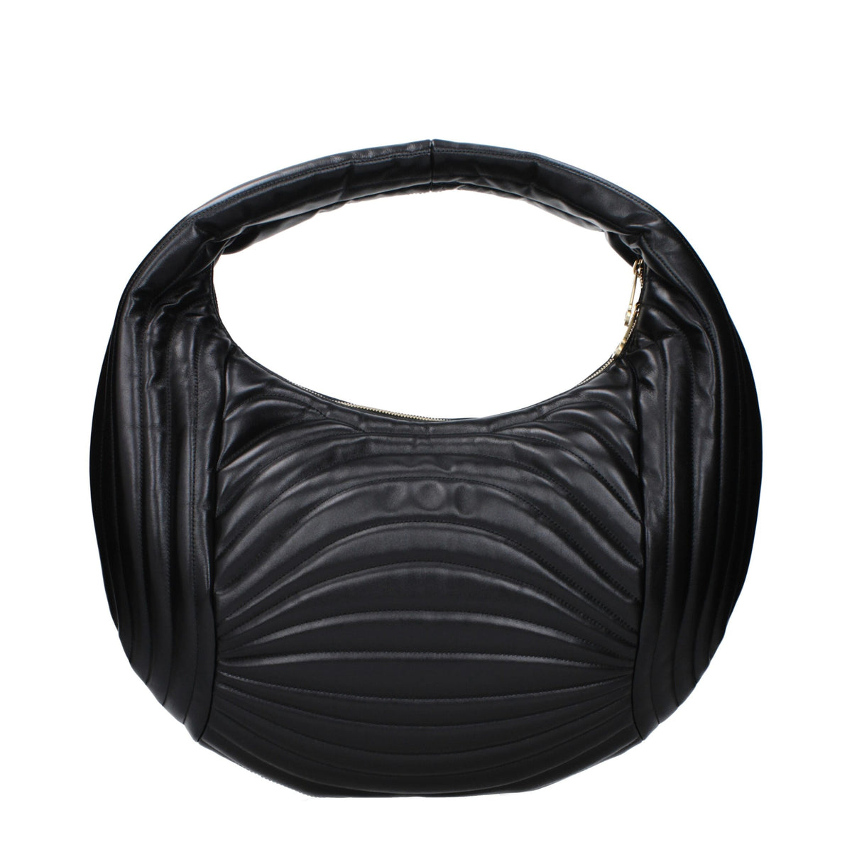 Salvatore Ferragamo Black Leather Handbag