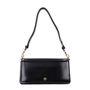 Tory Burch Black Leather Shoulder Bag