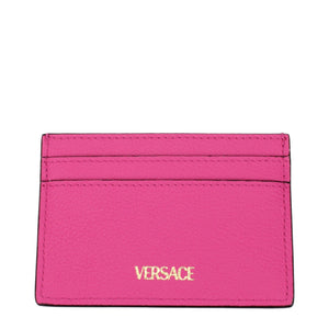 Versace Pink Leather Cardholder