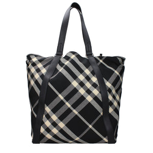 Burberry Black Fabric Shoulder Bag