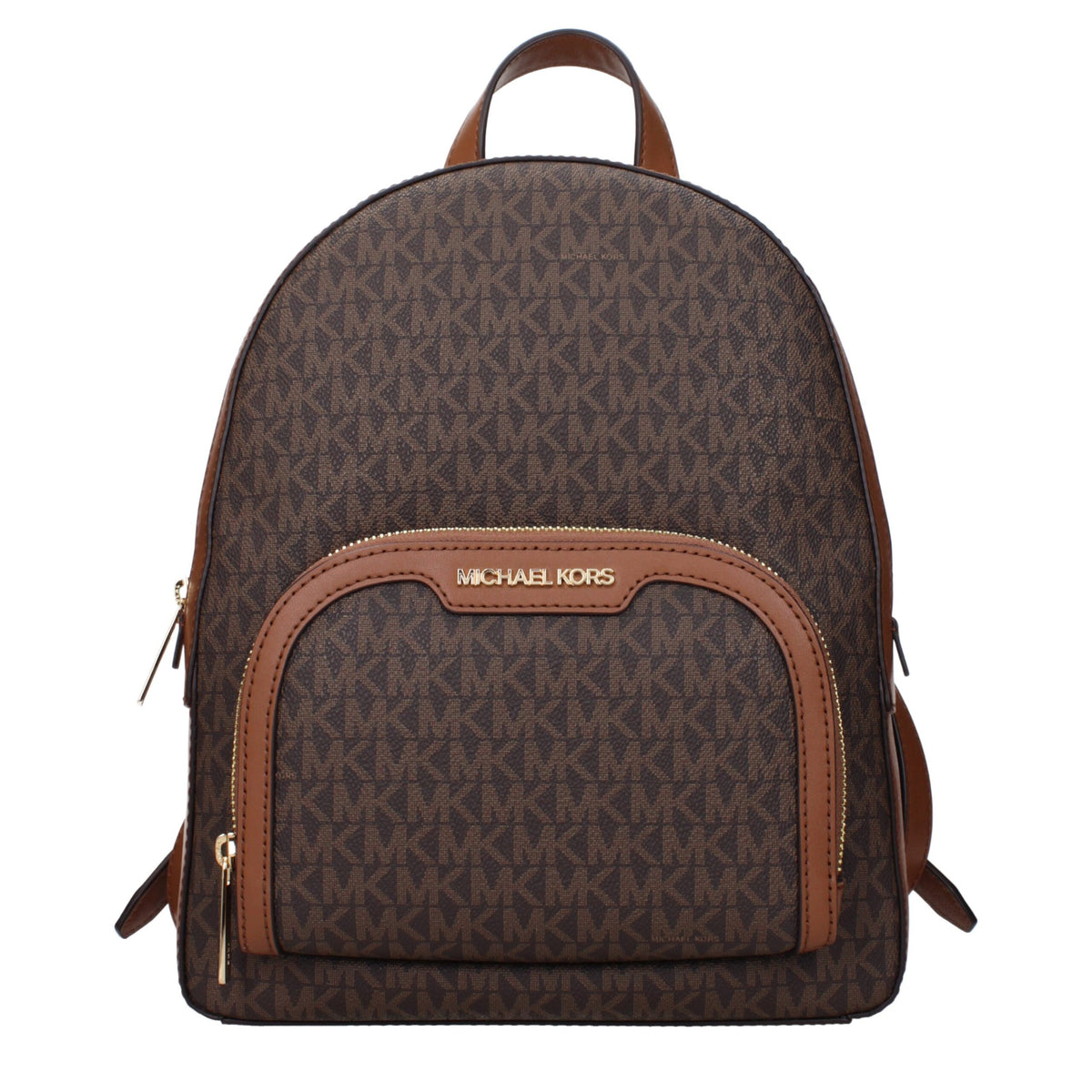 Michael Kors Brown Fabric Backpack