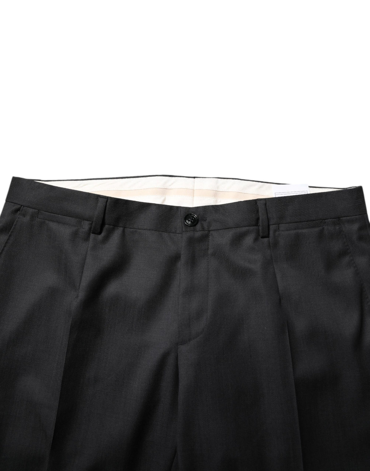 Dolce & Gabbana Dark Gray Wool Single Breasted 2 Piece Suit